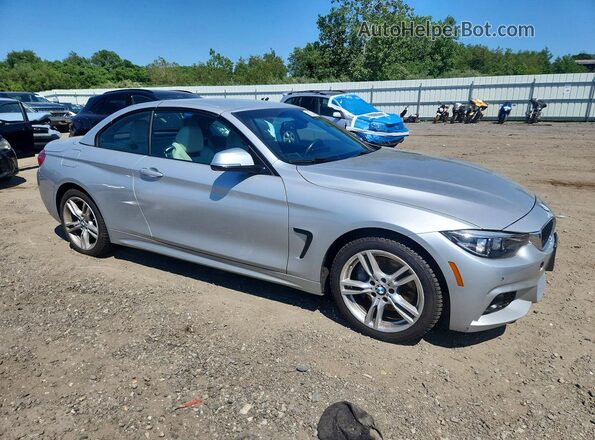 WBA4Z7C56JED47988 2018 BMW 4 SERIES Silver Delantero derecho
