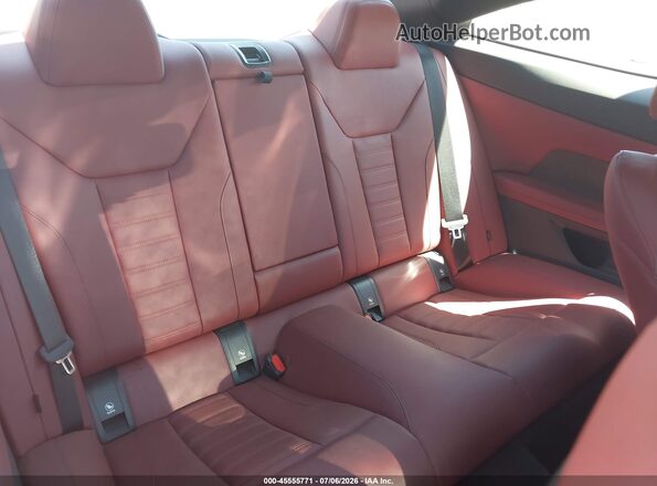 WBA53AP06MCF61526 2021 BMW 4 SERIES Blue Vista de la etiqueta del VIN
