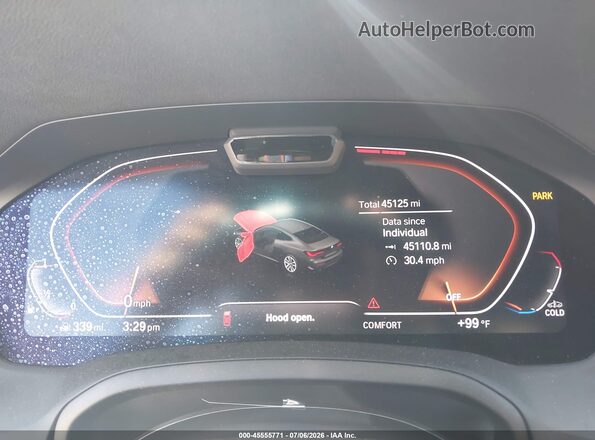WBA53AP06MCF61526 2021 BMW 4 SERIES Blue Vista de los asientos traseros