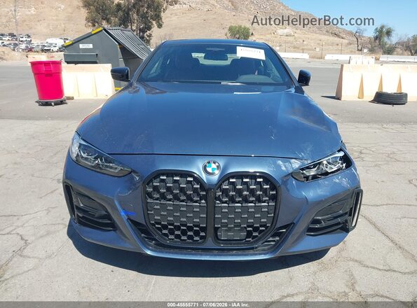 WBA53AP06MCF61526 2021 BMW 4 SERIES Blue Vista del cuadro de instrumentos