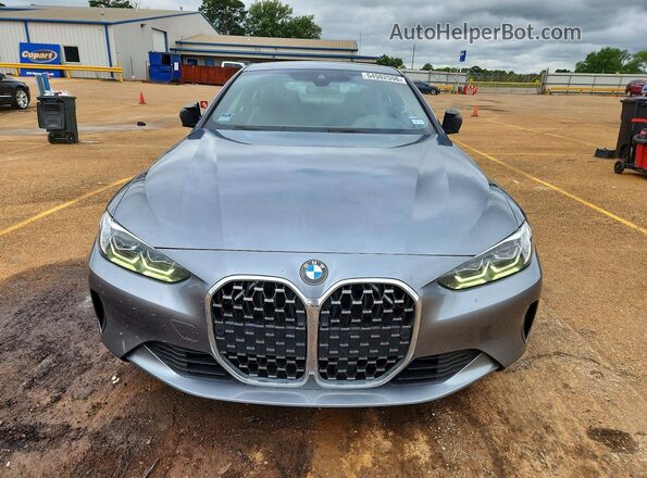 WBA53AP06NCK17936 2022 BMW 4 SERIES Gray Դիմացի տեսք