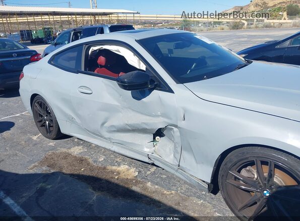 WBA53AP08NCJ66908 2022 BMW 4 SERIES Light Blue Vista frontal