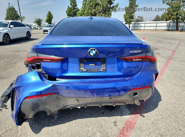 WBA53AP08PCM04226 2023 BMW 4 SERIES Blue Rear view