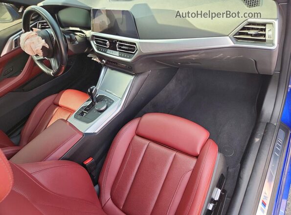 WBA53AP08PCM04226 2023 BMW 4 SERIES Blue Dashboard view