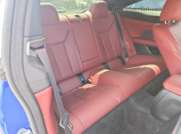 WBA53AP08PCM04226 2023 BMW 4 SERIES Blue Rear seats view