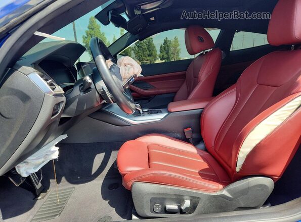 WBA53AP08PCM04226 2023 BMW 4 SERIES Blue Front interior view