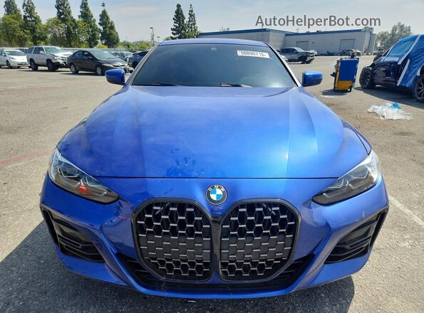 WBA53AP08PCM04226 2023 BMW 4 SERIES Blue Front view