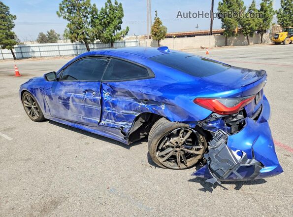WBA53AP08PCM04226 2023 BMW 4 SERIES Blue Rear left