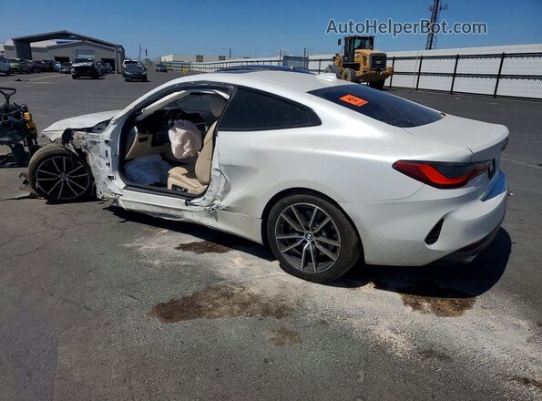 WBA53AP09NCK33340 2022 BMW 4 SERIES White Հետևի ձախ