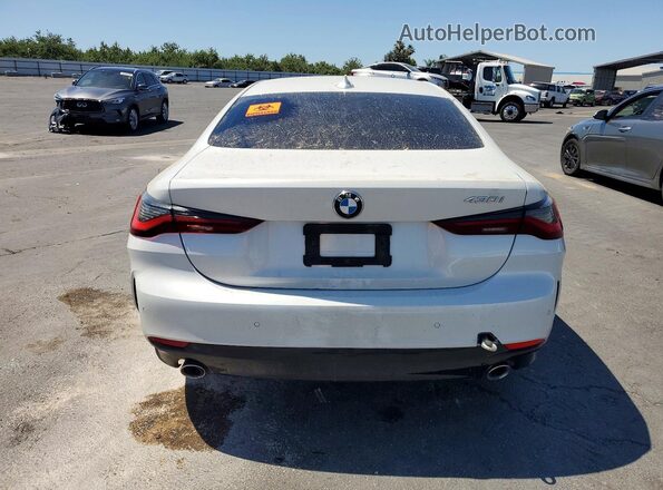 WBA53AP09NCK33340 2022 BMW 4 SERIES White Հետևի տեսք