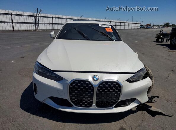 WBA53AP09NCK33340 2022 BMW 4 SERIES White Դիմացի տեսք
