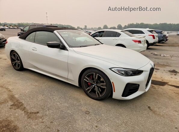 WBA53AT03MCH02364 2021 BMW M4 White Delantero derecho