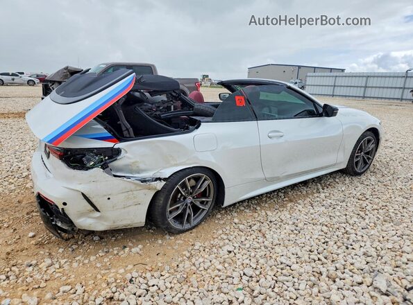 WBA53AT03PCM84587 2023 BMW M4 Белый Задняя правая четверть