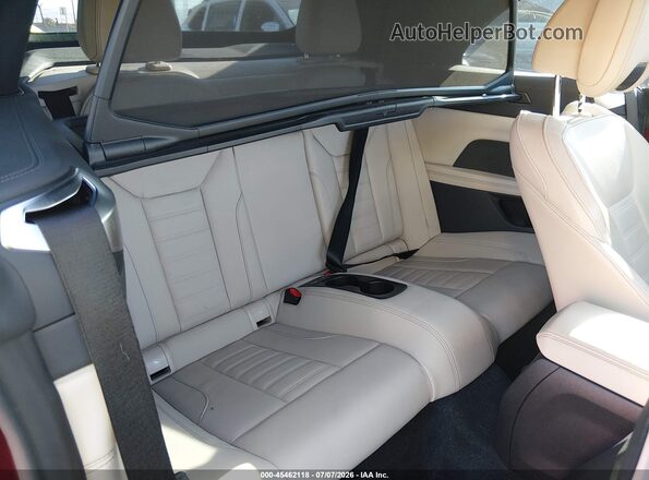 WBA53AT07RCN63618 2024 BMW M4 Red VIN კოდის სტიკერის ხედი