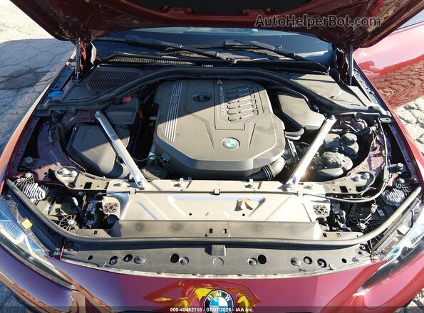 WBA53AT07RCN63618 2024 BMW M4 Red უკანა ხედი