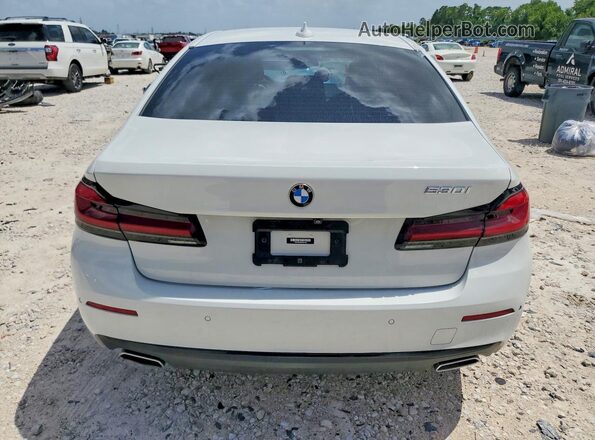 WBA53BH00NWX61366 2022 BMW 5 SERIES White Вид ззаду