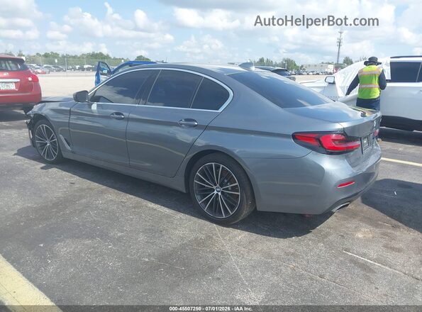 WBA53BH01NWX46391 2022 BMW 5 SERIES Gray უკანა მარცხენა