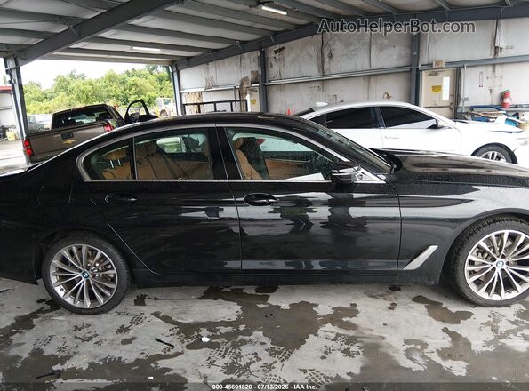 WBA53BH02PWY20078 2023 BMW 5 SERIES Black უკანა სალონის ხედი