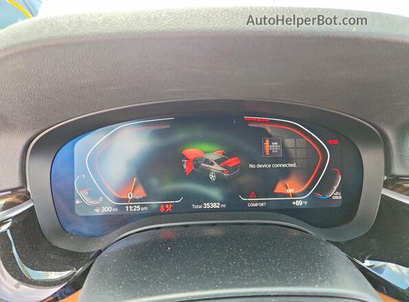 WBA53BH03MWW99105 2021 BMW 5 SERIES White Instrument cluster view