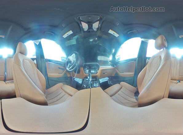 WBA53BH03MWW99105 2021 BMW 5 SERIES White VIN sticker view