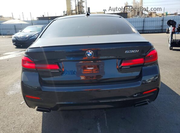 WBA53BH04PWX99038 2023 BMW 5 SERIES Черный Вид сзади
