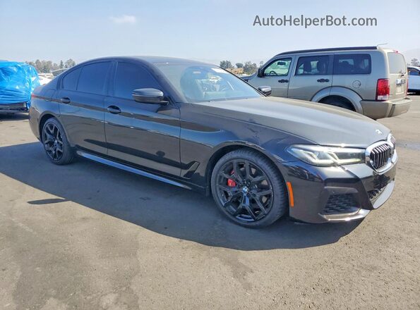 WBA53BH04PWX99038 2023 BMW 5 SERIES Черный Передняя правая четверть