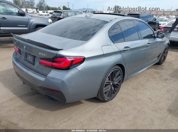 WBA53BH04PWY18686 2023 BMW 5 SERIES Gray Задня права чверть