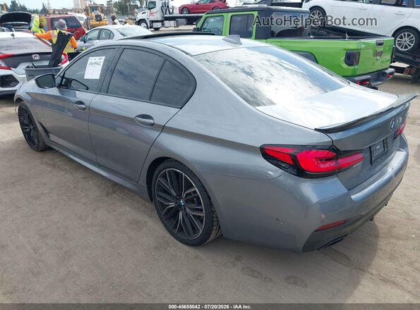 WBA53BH04PWY18686 2023 BMW 5 SERIES Gray Задня ліва чверть