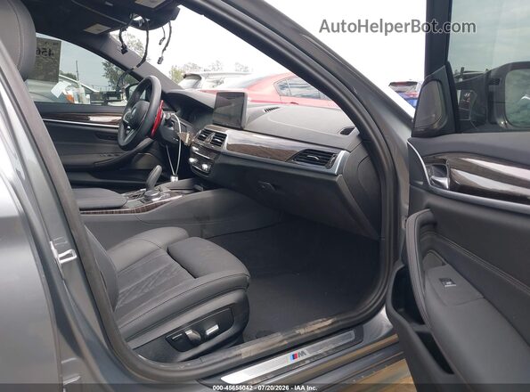 WBA53BH04PWY18686 2023 BMW 5 SERIES Gray Вид салону спереду