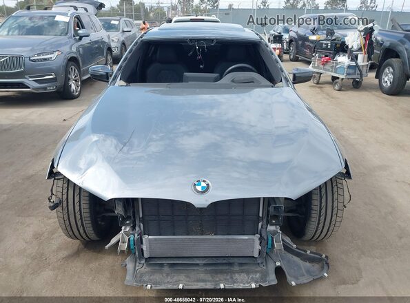 WBA53BH04PWY18686 2023 BMW 5 SERIES Gray Вид задньої частини салону