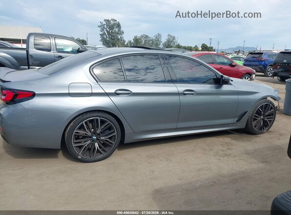 WBA53BH04PWY18686 2023 BMW 5 SERIES Gray Панорамний вид салону 360°