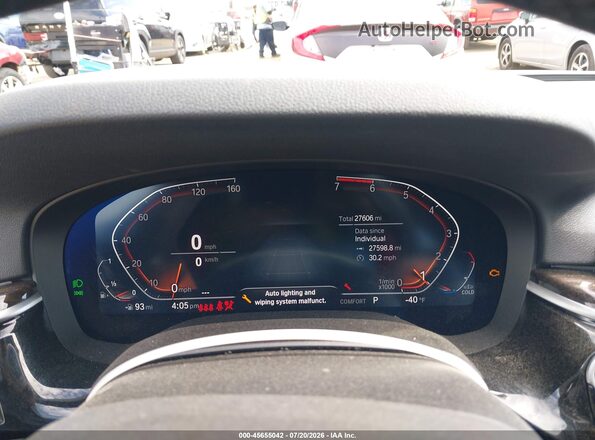 WBA53BH04PWY18686 2023 BMW 5 SERIES Gray Вид задніх сидінь
