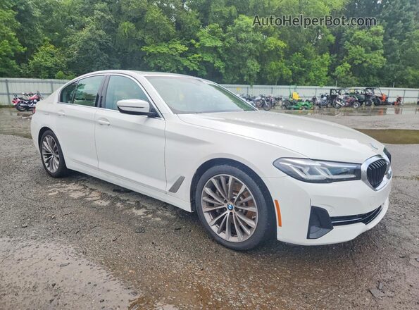 WBA53BH06NCL01985 2022 BMW 5 SERIES White Przód prawy