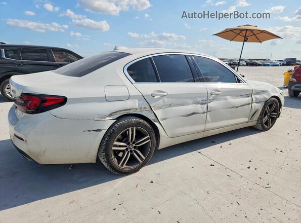 WBA53BH07MCF11352 2021 BMW 5 SERIES White უკანა მარჯვენა