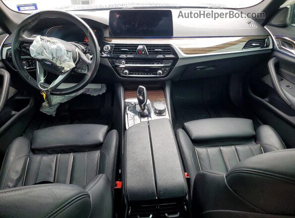 WBA53BH07MCF26420 2021 BMW 5 SERIES Black Вид панелі приладів