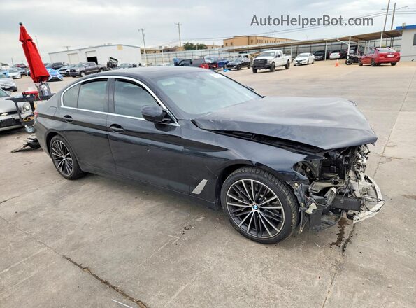 WBA53BH07PWY00554 2023 BMW 5 SERIES Черный Передняя правая четверть