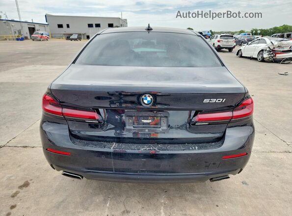 WBA53BH07PWY00554 2023 BMW 5 SERIES Черный Вид сзади