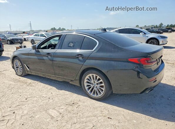 WBA53BH08MWW96894 2021 BMW 5 SERIES Черный Задняя левая четверть