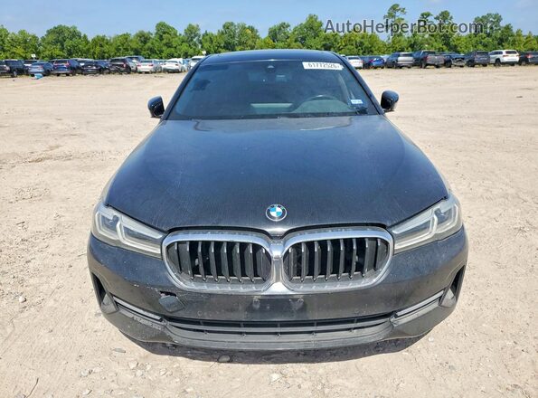 WBA53BH08MWW96894 2021 BMW 5 SERIES Черный Вид спереди