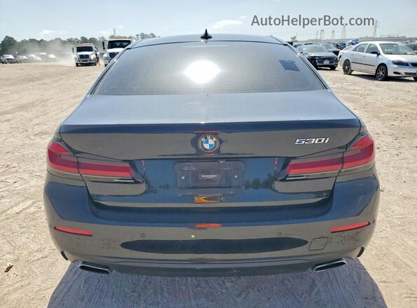 WBA53BH08MWW96894 2021 BMW 5 SERIES Черный Вид сзади
