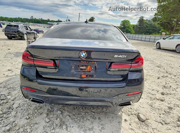 WBA53BJ01MWX34556 2021 BMW 5 SERIES Черный Вид сзади