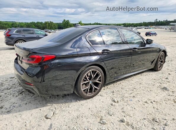 WBA53BJ01MWX34556 2021 BMW 5 SERIES Черный Задняя правая четверть