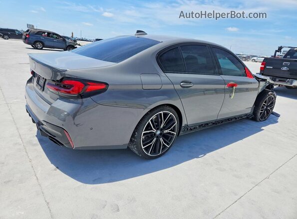WBA53BJ02MWX11996 2021 BMW 5 SERIES Gray უკანა მარჯვენა
