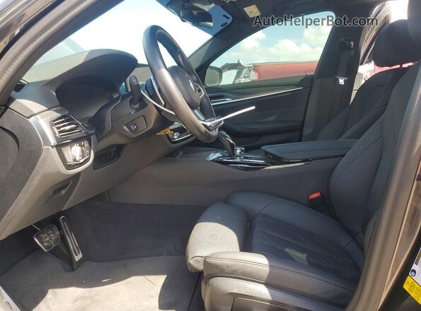 WBA53BJ04PWY03101 2023 BMW 5 SERIES Black Widok wnętrza z przodu