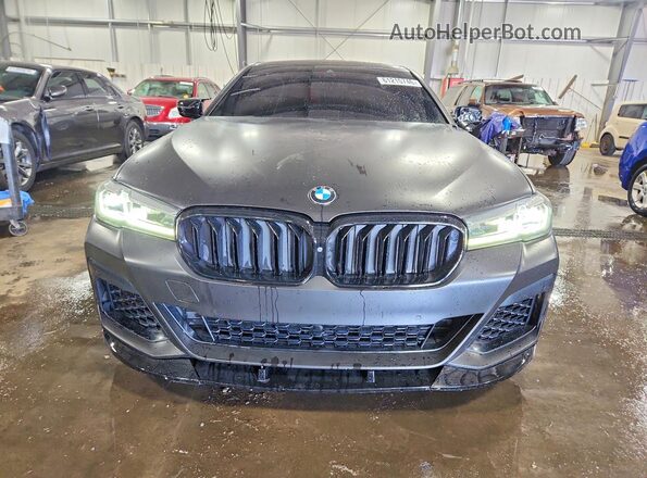WBA53BJ05MWW95793 2021 BMW 5 SERIES Black წინა ხედი