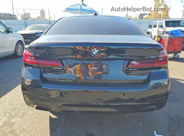 WBA53BJ06PCL82368 2023 BMW 5 SERIES Black Rear view