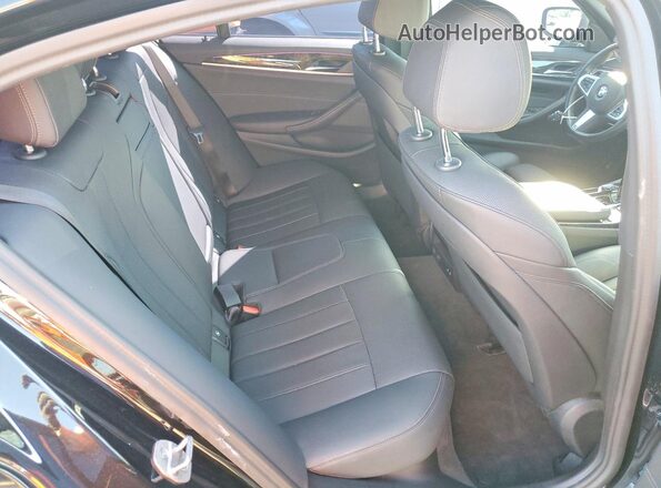 WBA53BJ06PCL82368 2023 BMW 5 SERIES Black Rear seats view