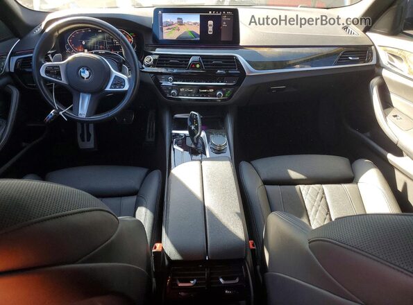 WBA53BJ06PCL82368 2023 BMW 5 SERIES Black Dashboard view