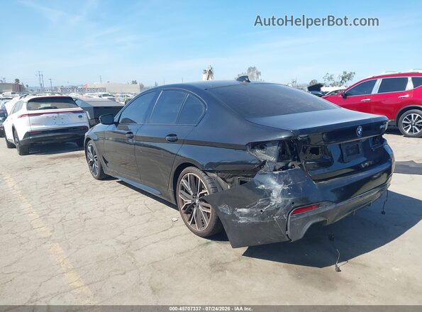 WBA53BJ09MWW99569 2021 BMW 5 SERIES Black Задня ліва чверть