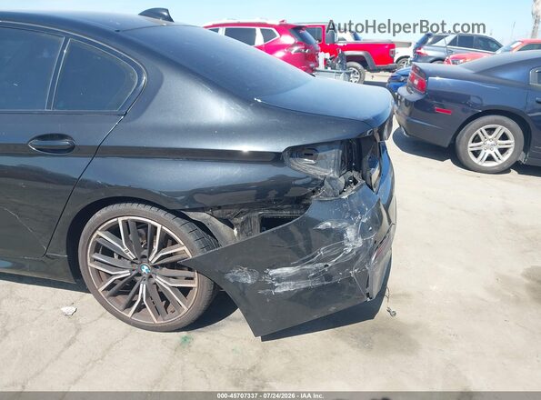 WBA53BJ09MWW99569 2021 BMW 5 SERIES Black Вид спереду